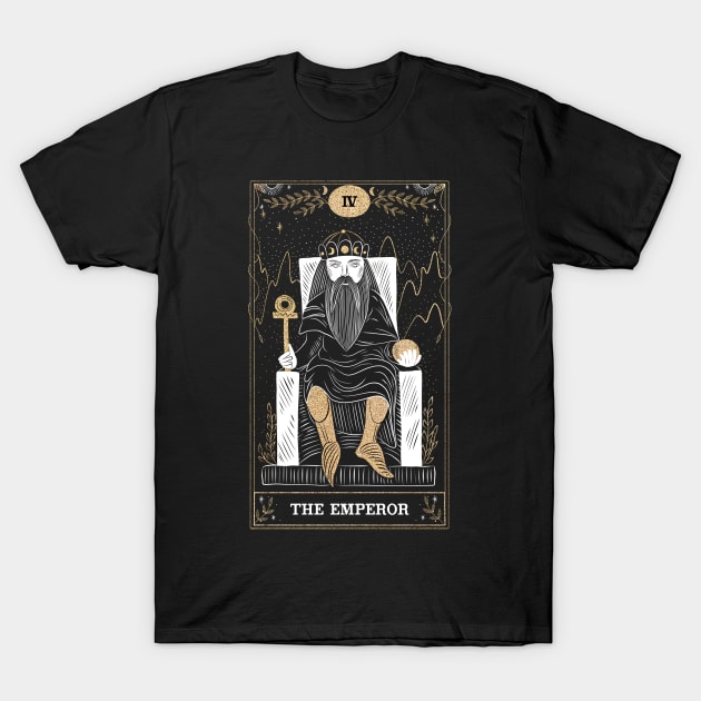 Emperor Tarot Card T-Shirt by Artsy2Day